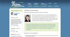 Desktop Screenshot of leahbloom.com